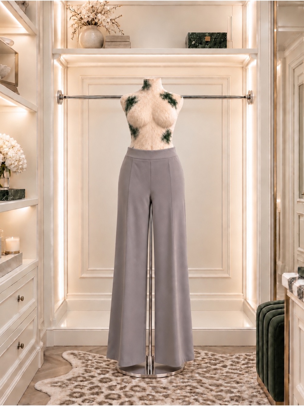 Fashion Nova Gray Victoria Pants | Size XL